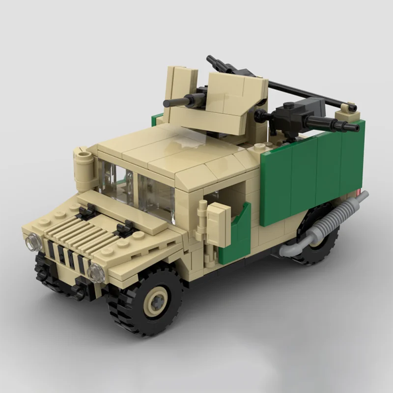 

Боевое оборудование MOC M998, артиллерийский автомобиль, модифицированный вооруженный грузовик Hummer в сборе, строительные блоки, игрушки, детский подарок на день рождения