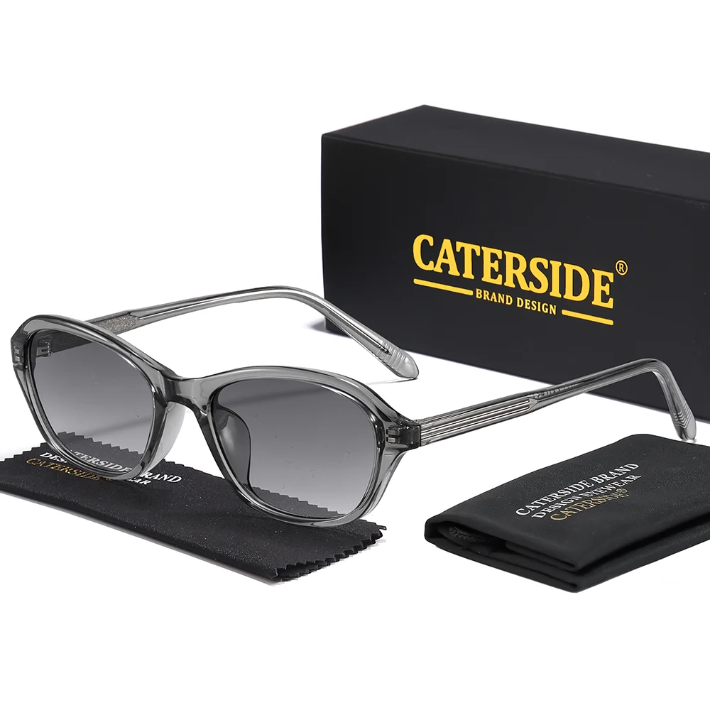 CATERSIDE ريترو الرجال النظارات الشمسية العصرية الكمبيوتر إطار مربع المرأة بسيطة تنوعا في الهواء الطلق عطلة الأساسية نظارات UV400