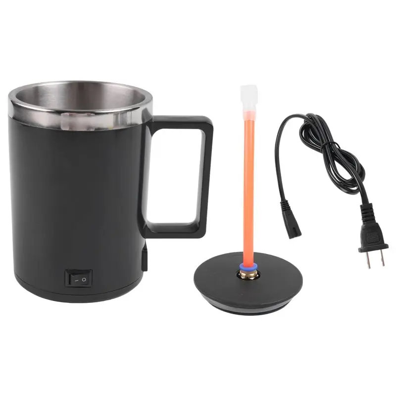 A56P-Car Headlamp Polishing Kit Headlight Polish Repair Tool Heating Atomization Cup Electric Heating Cup With Nozzle US Plug