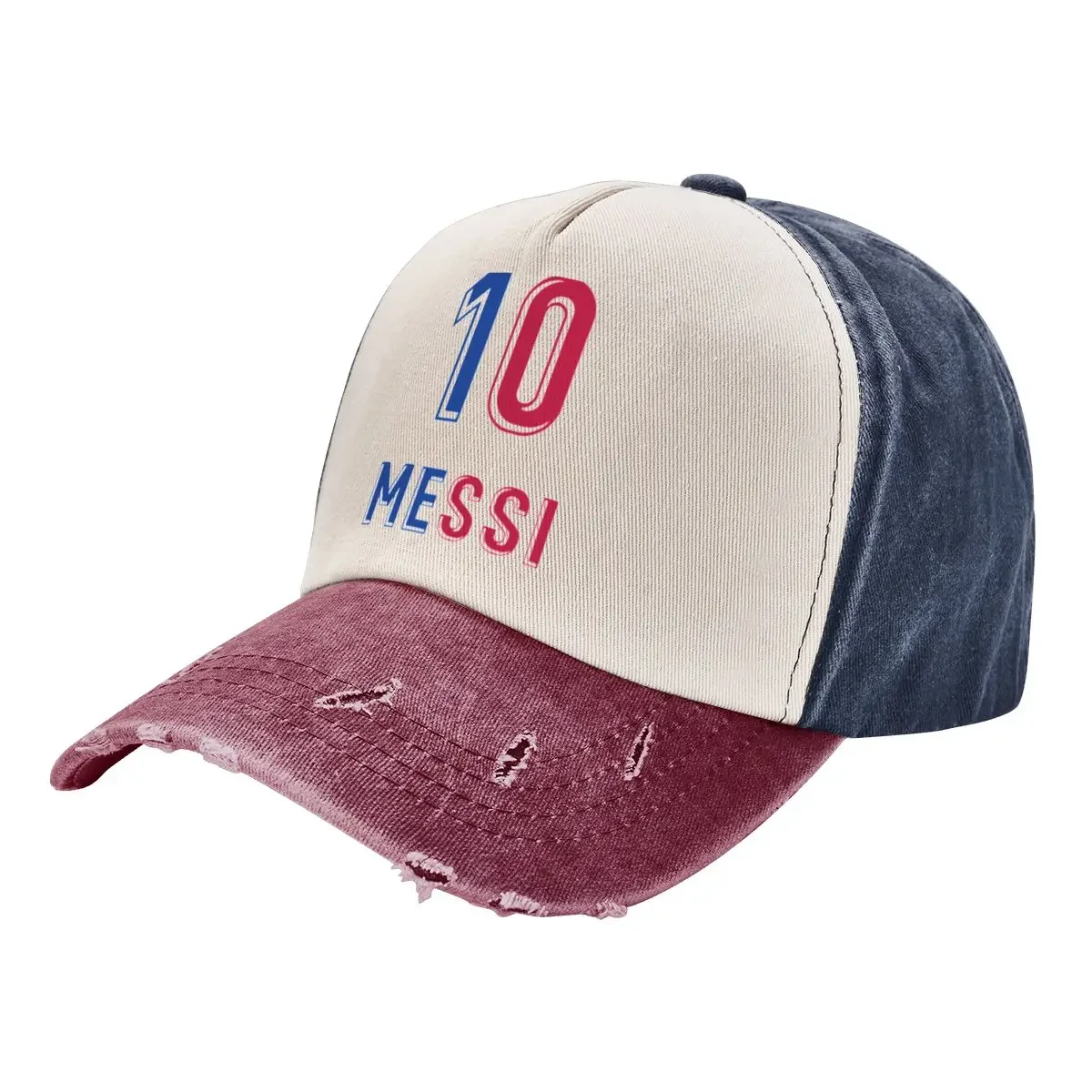 Argentina 10 Soccer Men Women Baseball Caps Messi Distressed Washed Caps Hat Outdoor Summer Unstructured Snapback Cap