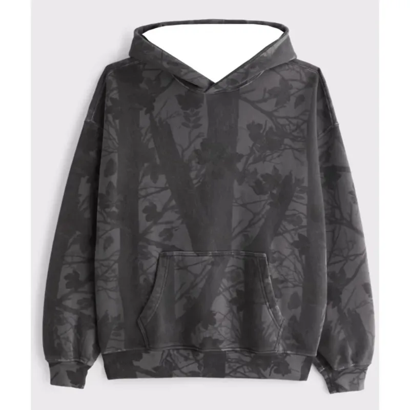 سترة بغطاء للرأس عصرية جديدة لعام 2025 مع تصميم بنمط مطبوع ثلاثي الأبعاد وقلنسوة يوميًا بنمط جيب بأكمام طويلة