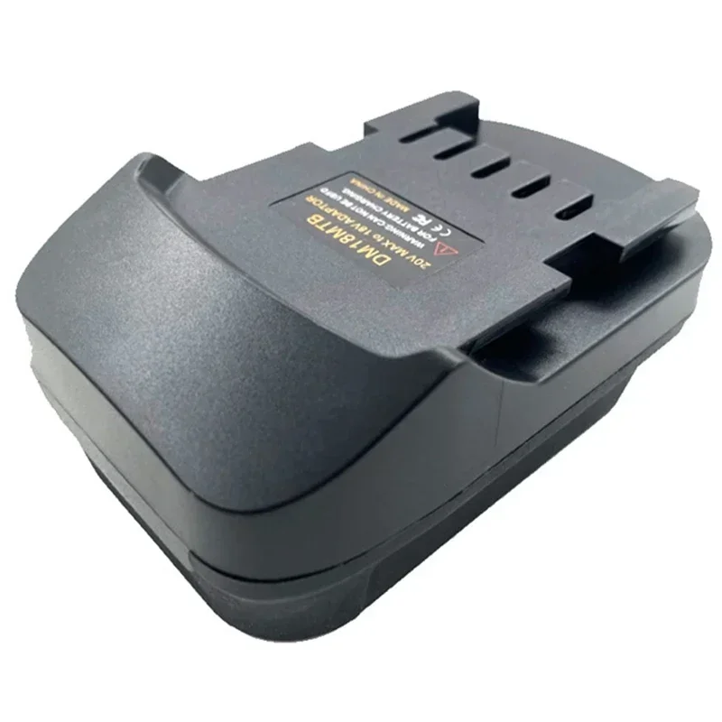 DM18MTB Battery Converter for Converting Dewalt/Milwaukee 18/20V Batteries To Metabo 18V Power Lithium Batteries Adapter - Image 2