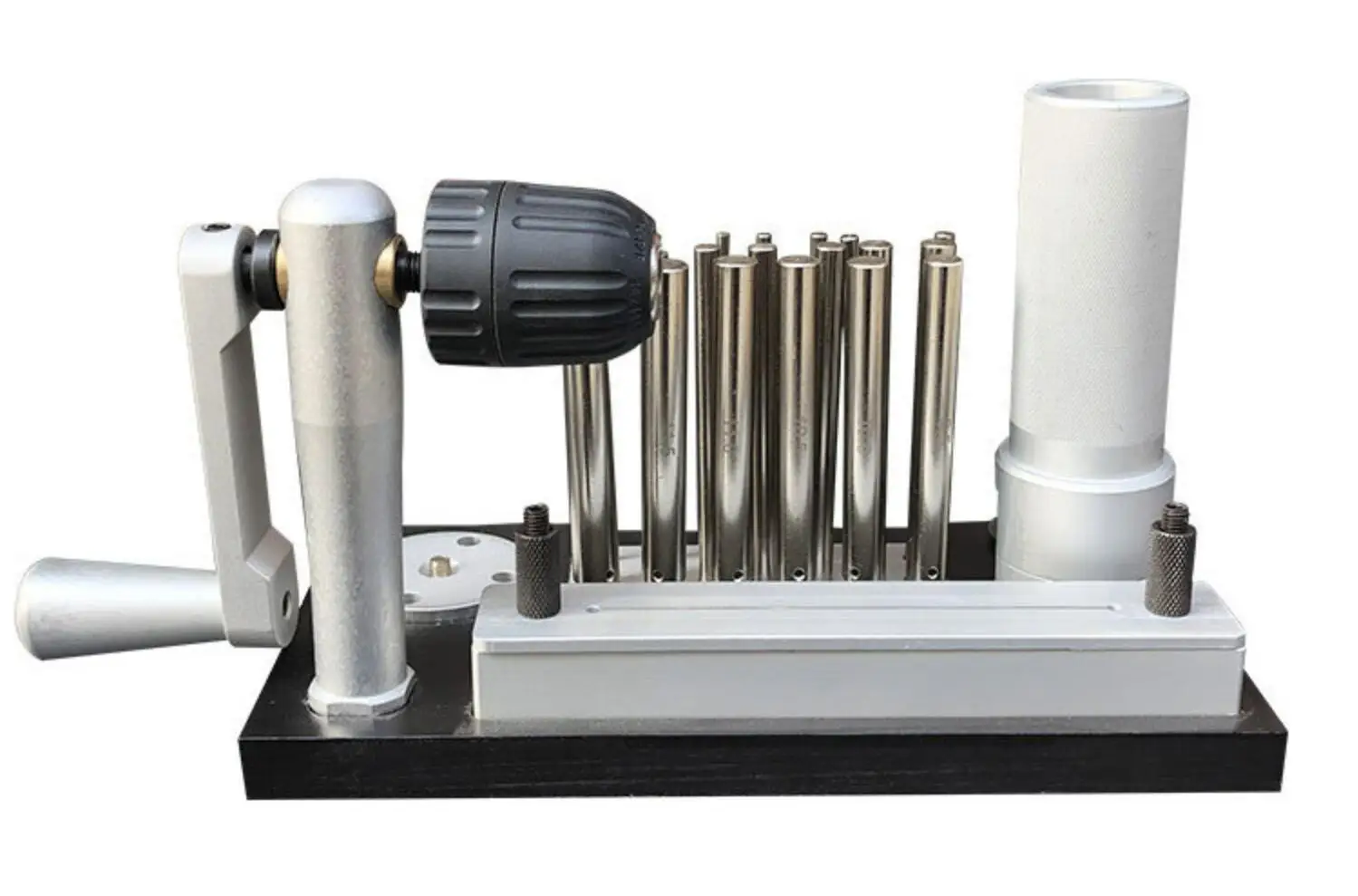jewelry gold silver jumping Wire Drawing Machine Manual Jump Ring Maker Machine with 20 Mandrel Accessories Jewelry Maker tool