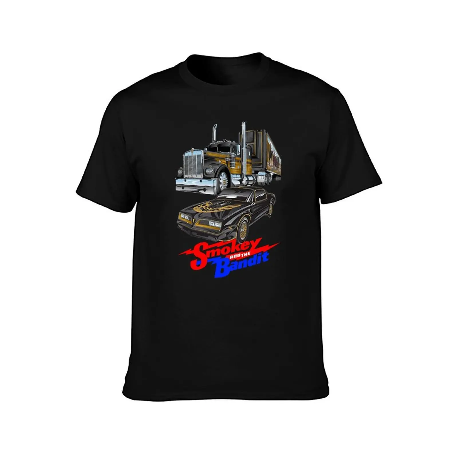Container Smokey and the bandit car movie art T-Shirt Fashion Casual Short Sleeve T-Shirt