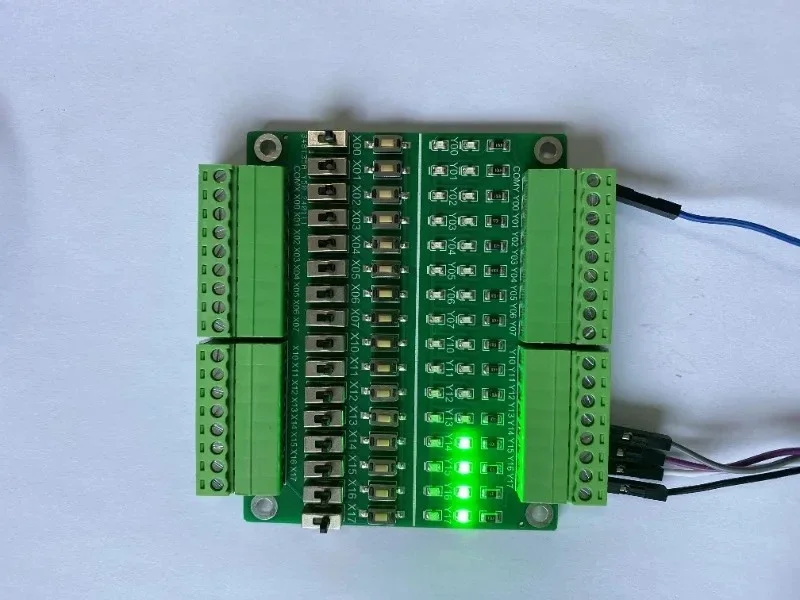 PLC Debugging Simulation Board 16 Input/output Test Board Button Toggle Switch Switch Learning Module