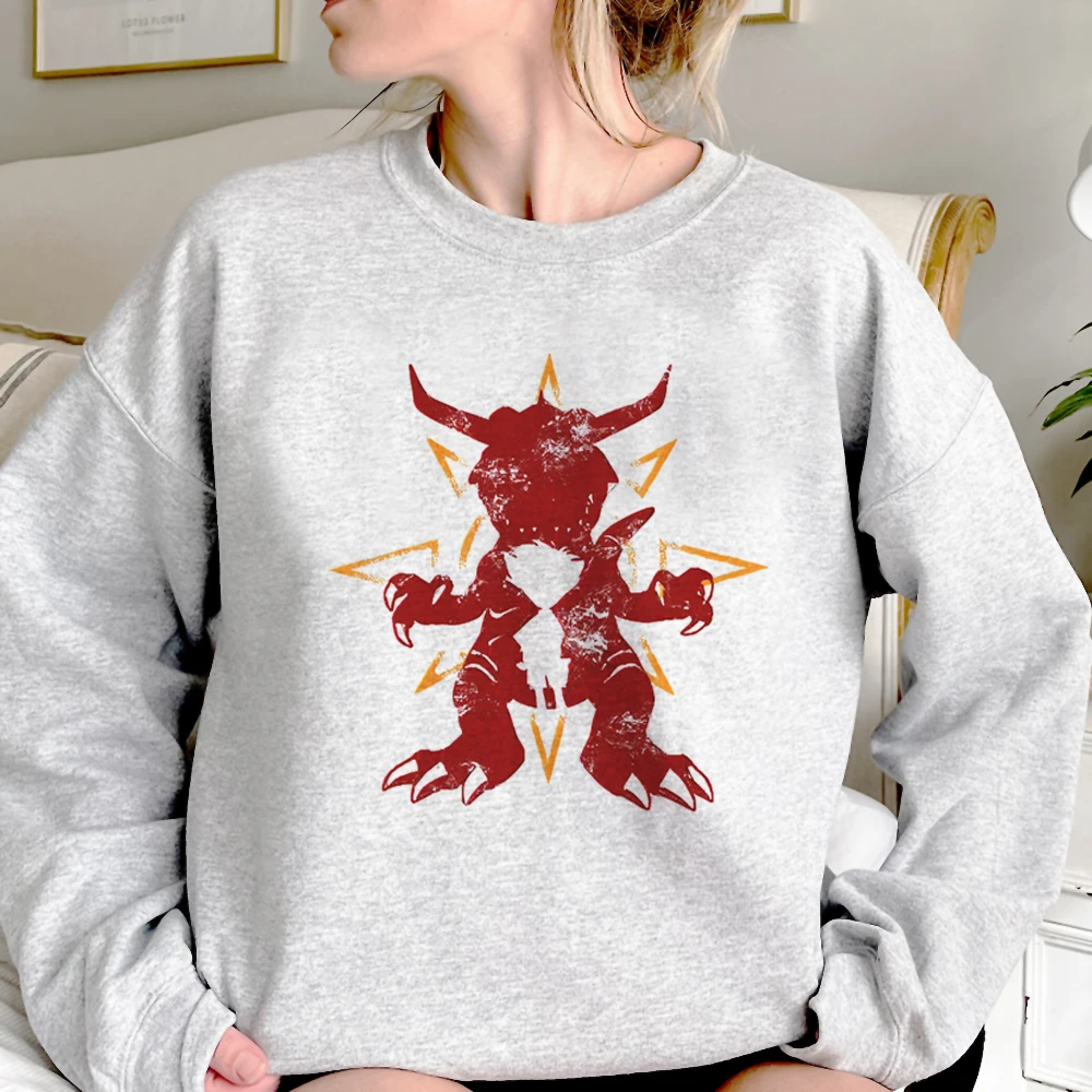 Felpe con cappuccio Digimon donna stile coreano anime anni '90 sweat y2k abbigliamento cappuccio felpe estetiche da donna