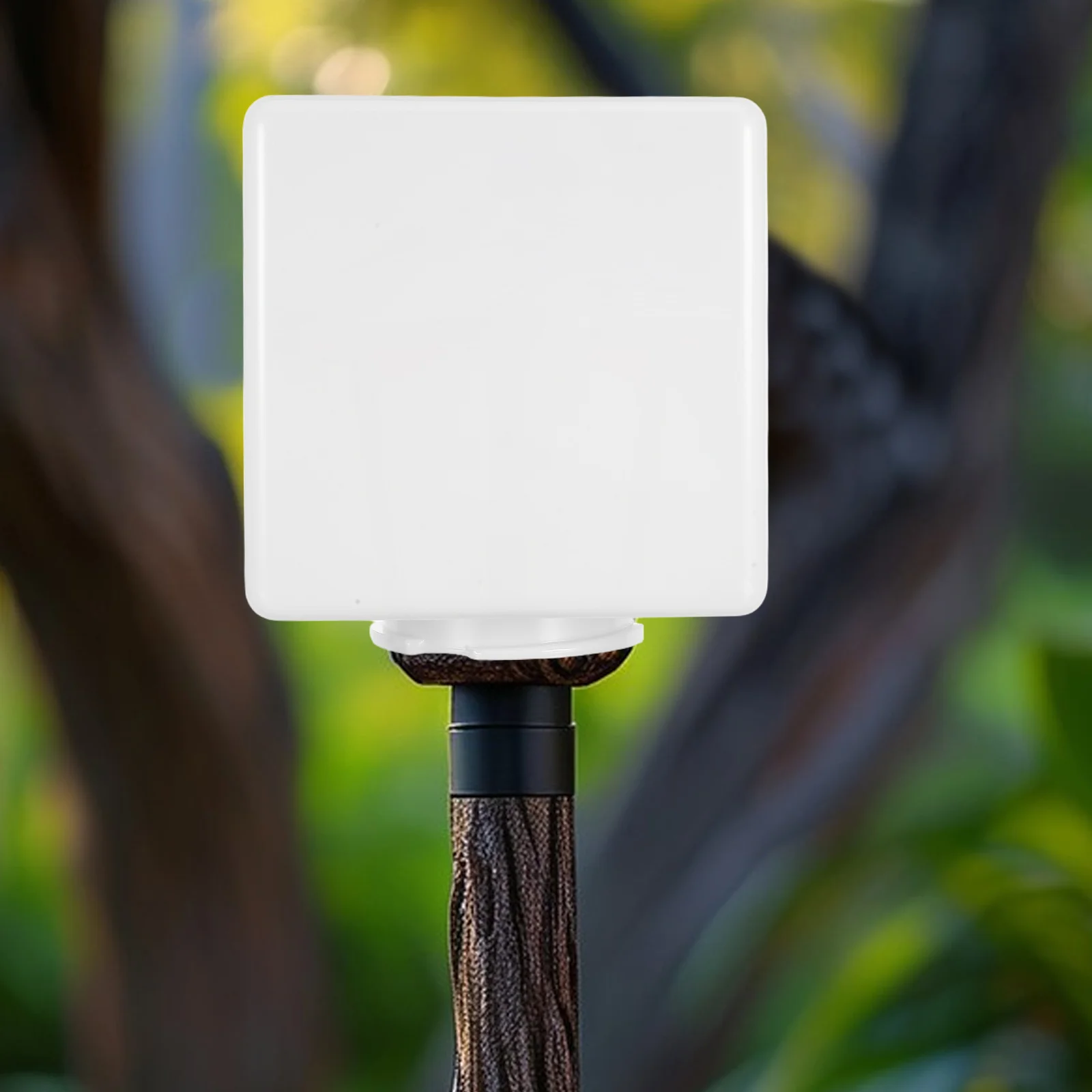 1 قطعة غطاء مصباح خارجي مربع لضوء الشارع حديقة الديكور إضاءة المناظر الطبيعية استبدال تركيبات الاكريليك #1