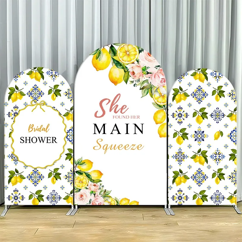 

Arch Backdrop Cover Single Side Groovy Flower Retro Party Decoration Photo Booth Background Event Supplies Celebration Props