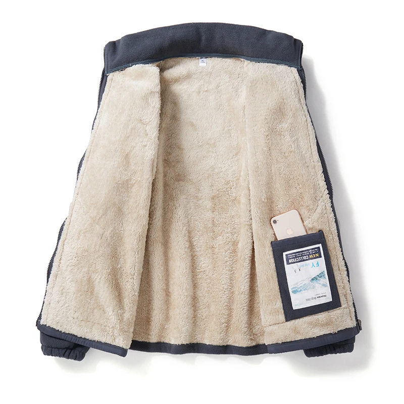 Новые зимние мужские флисовые теплые толстые куртки, мужские повседневные вельветовые пальто с отложным воротником, верхняя одежда, куртка в стиле милитари, брендовая мужская одежда