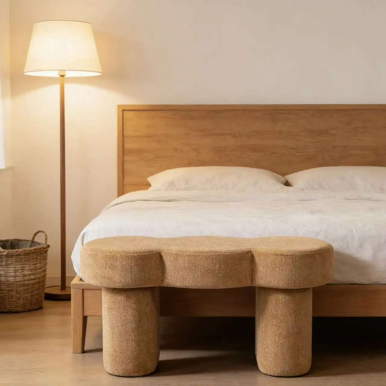 DSA bench, shoe changing stool at home door, fabric clothing store, bed and breakfast bedroom, end-of-bed stool