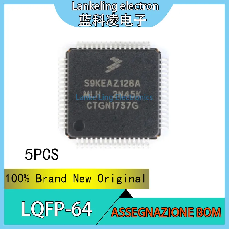 (5PCS)S9KEAZ128AMLH S9 S9KE S9KEAZ S9KEAZ128 S9KEAZ128AM S9KEAZ128AML 100% Brand New Original LQFP-64 Chip IC