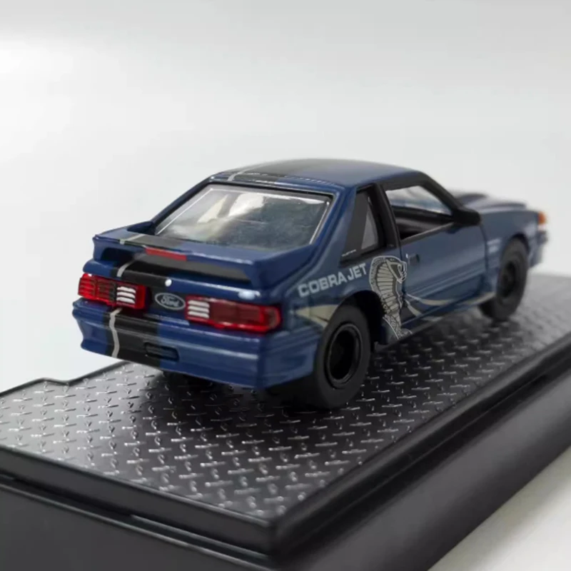 

M2 1:64 1987 Ford Mustang GT спортивный автомобиль моделирование сплав модель автомобиля коллекция дисплей игрушка подарки сувениры