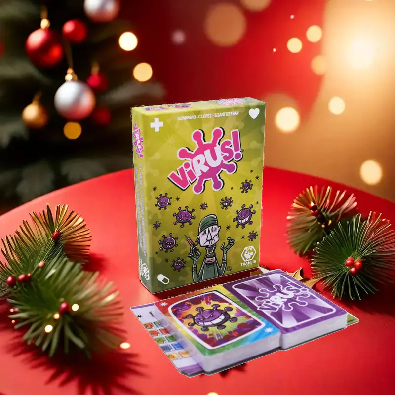 Virus Party Card Game ，the most contagious game,  Family Entertainment, Interactive Tabletop Game, Perfect Holiday Gift