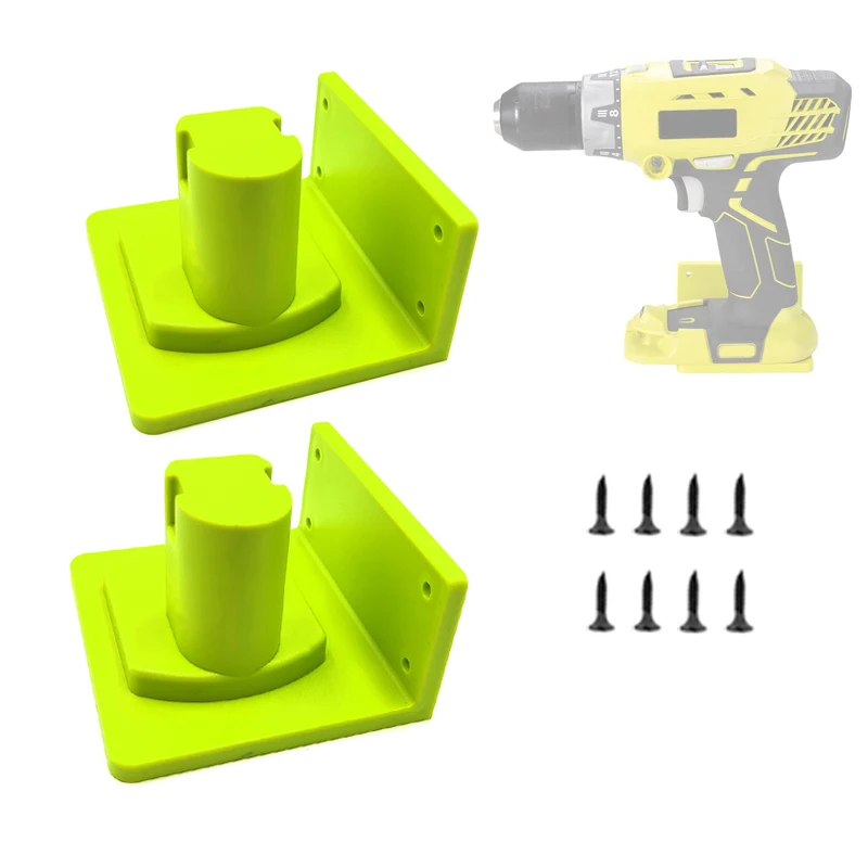 Tool Storage Shelf Rack For Ryobi 18V One+ Battery Tool Wall Mount Machine Holder For Ryobi Electric Drill Power Tool Bracket