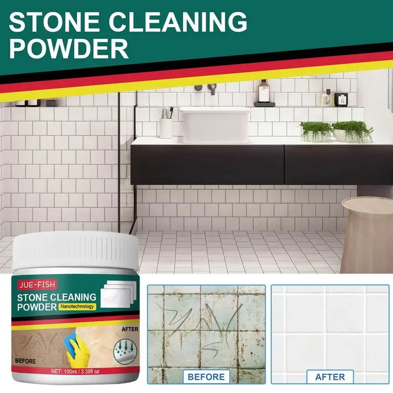 100ml Marble Stain Remover Natural Stone Shower Cleaner Zero Smog Tile Floor Cleaner Stone Care International Slate Soapstone