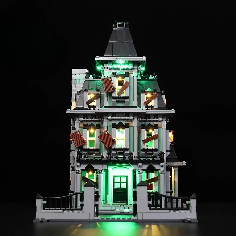 LED Lighting Set Suitable For LEGO Haunted House 10228 Building Blocks Bricks DIY Lamp Toys Set Not Include Model