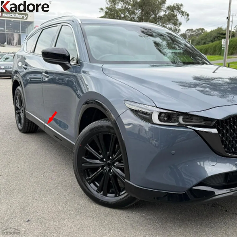 Side Door Body Trim For Mazda CX8 CX-8 2017 2018 2019 2020 2021 2022 2023 Chrome Car Door Line Panel Streamer Strip Accessories