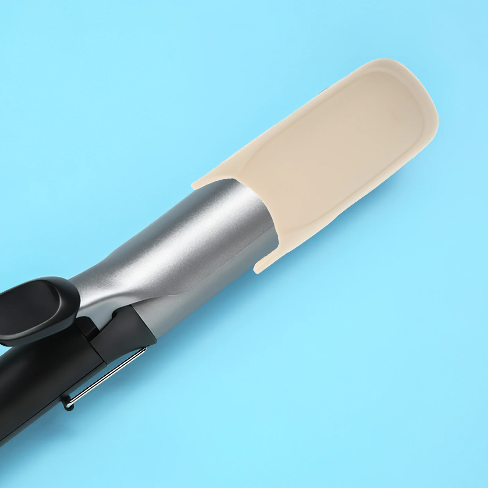 

Heat Resistant Silicone Sleeve Hair Curler Handle Cover Anti Slip Protective Hair Tool Grip Cover Curling Iron Handle Sleeve