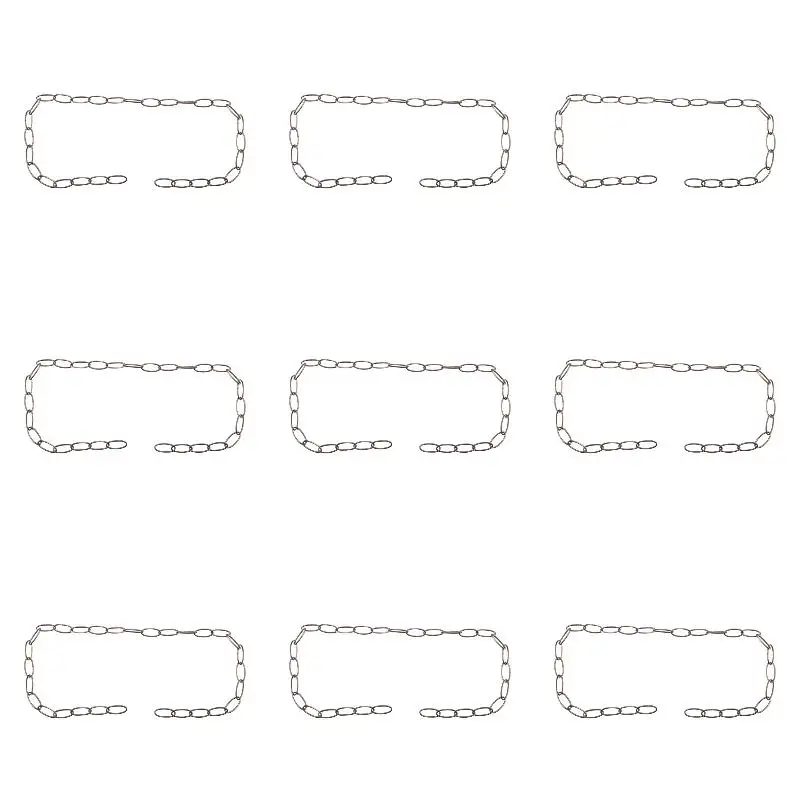 9Pack X(1M Heavy Duty Chain For Vintage Chandelier Hanging Lamp,Green bronze)