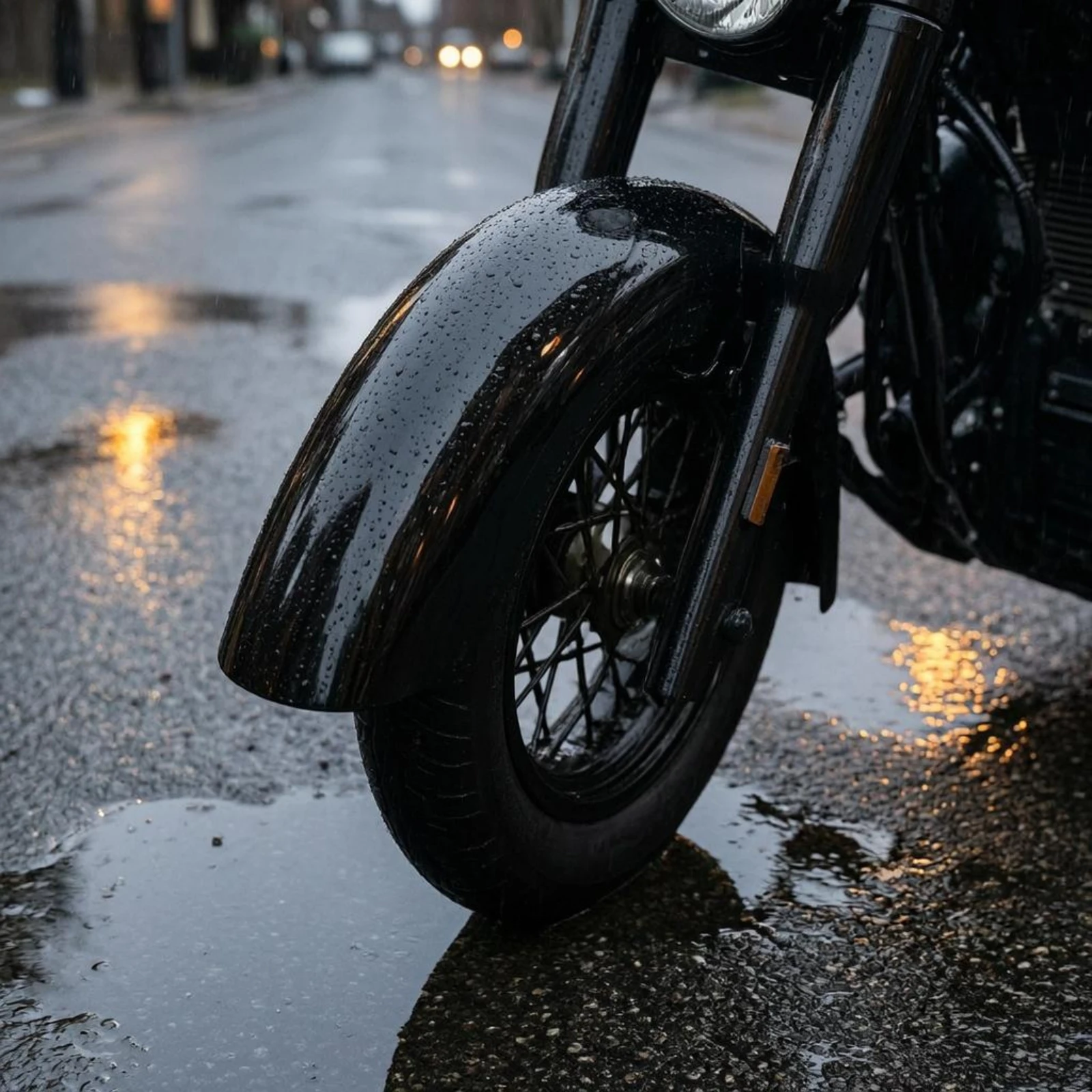 Harley Touring Front Mudguard Highgloss 21-Inch Front Mudguard Motorcycle Part Polished Enhanced Stability