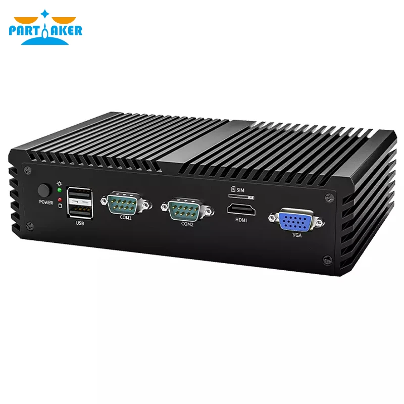 Partaker 인텔 N5095 N5105 소프트 라우터 팬리스 미니 PC, 5 x i225 i226 LAN HD-MI, VGA 2 COM WiFi 4G POE pfSense 방화벽 기기