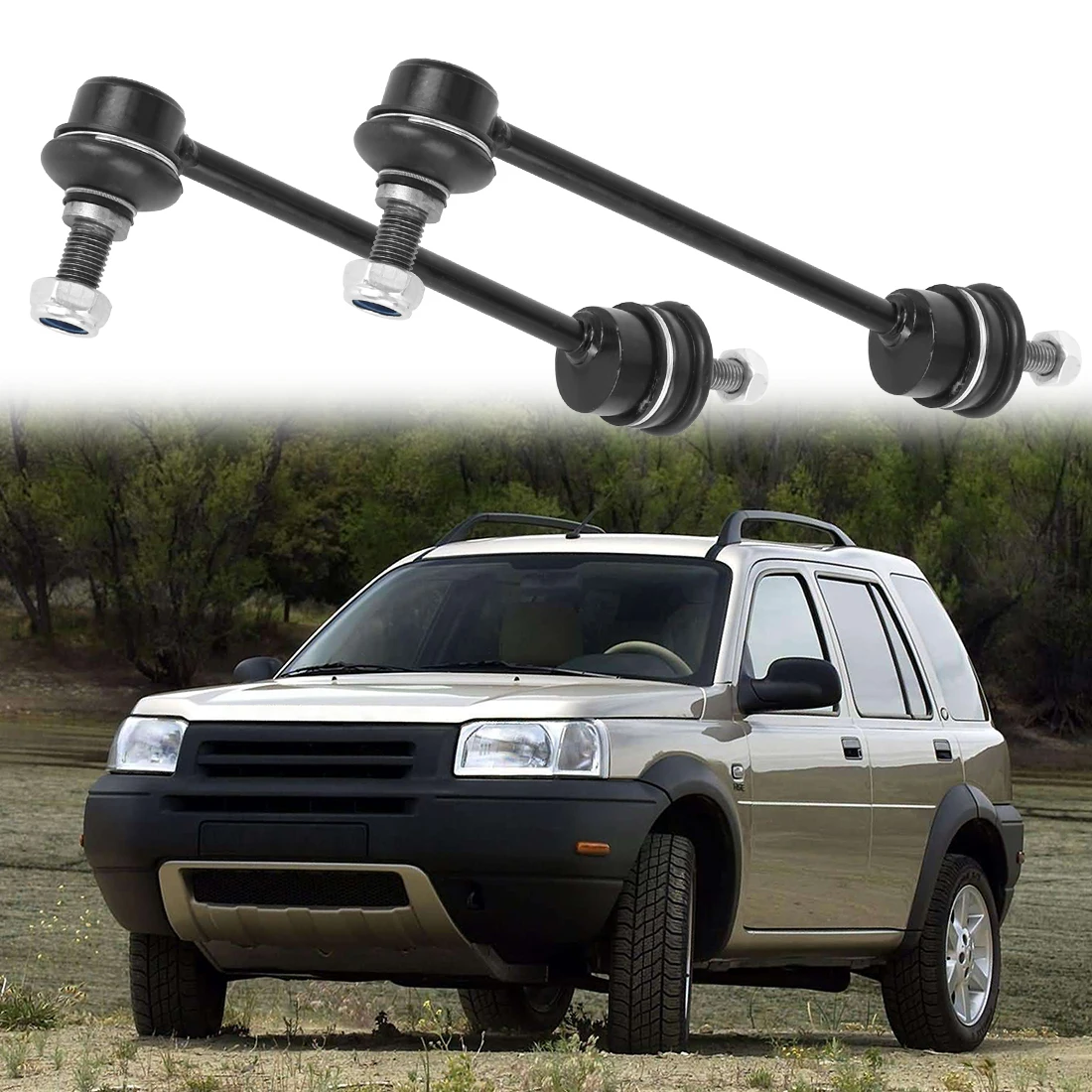 UXCELL Pair Front Stabilizer Sway Bar Links for Land Rover Freelander 1 1998-2006