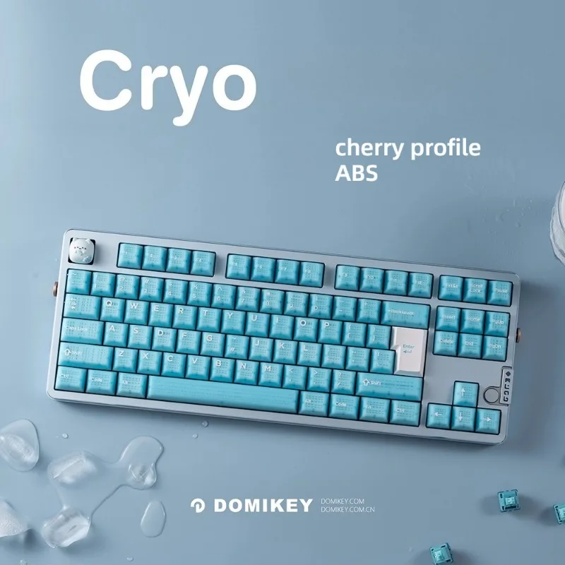 

Domikey Blue Theme Keycaps Set Customized ABS Cherry Profile Keyboard Caps for Gaming Mechanical Keyboard Accessories Gifts