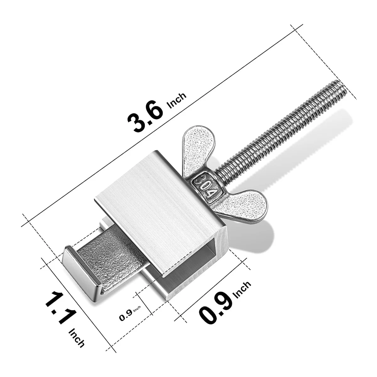 Upgraded Portable Door Lock, Heavy Duty Metal Door Locker for Extra Home Security, Adjustable Travel Door Security