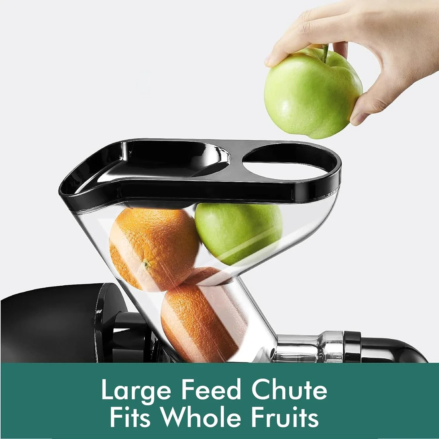 Máquina exprimidora lenta con función antiobstrucción, Extractor de jugo de prensa en frío para apio y hierba de trigo