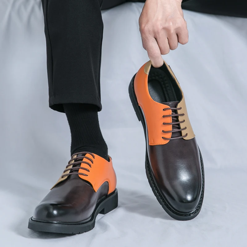 

Classic Brogue Shoes Men Business Suits Matches New Style Fashion Handmade Formal Office Wedding Party Mans Dress Shoes