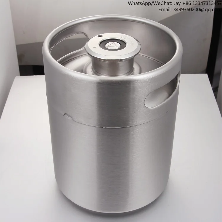 

Stainless Steel 5L and 8L Mini Kegs, Spear Type A/G/S/D Desktop Mini Kegs Home Brewing Mini Beer Kegs