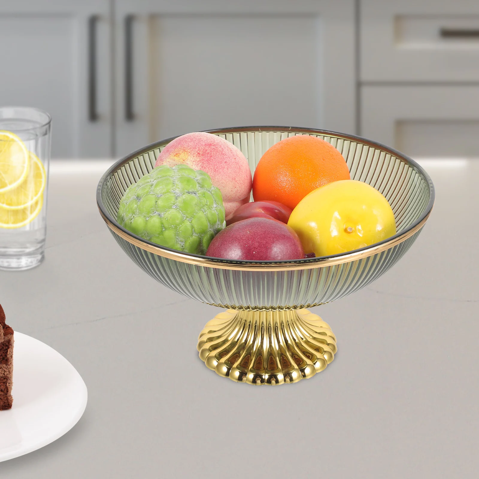 

Detachable Fruit Tray High Base Bowl Storage Snack Serving Plate For Home Party Wedding Kitchen Bar Accessory
