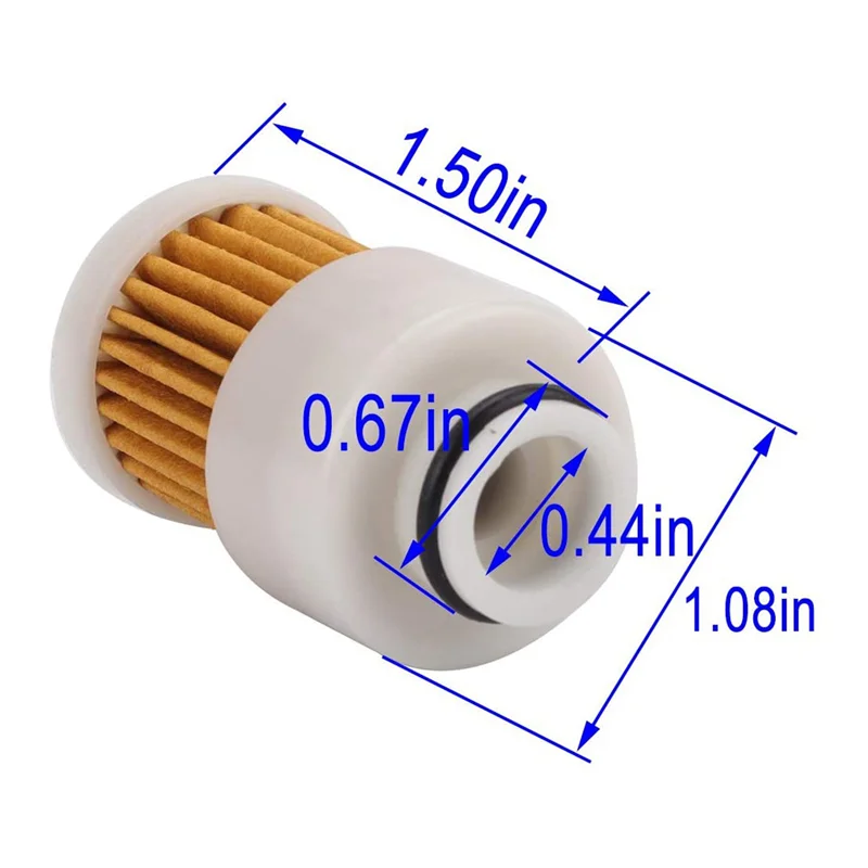 68V-24563-00 18-7979 فلتر الوقود ل ميركوري خارجي F50 F60 F75 F90 F115 50-115 HP 4 السكتة الدماغية 8 قطعة