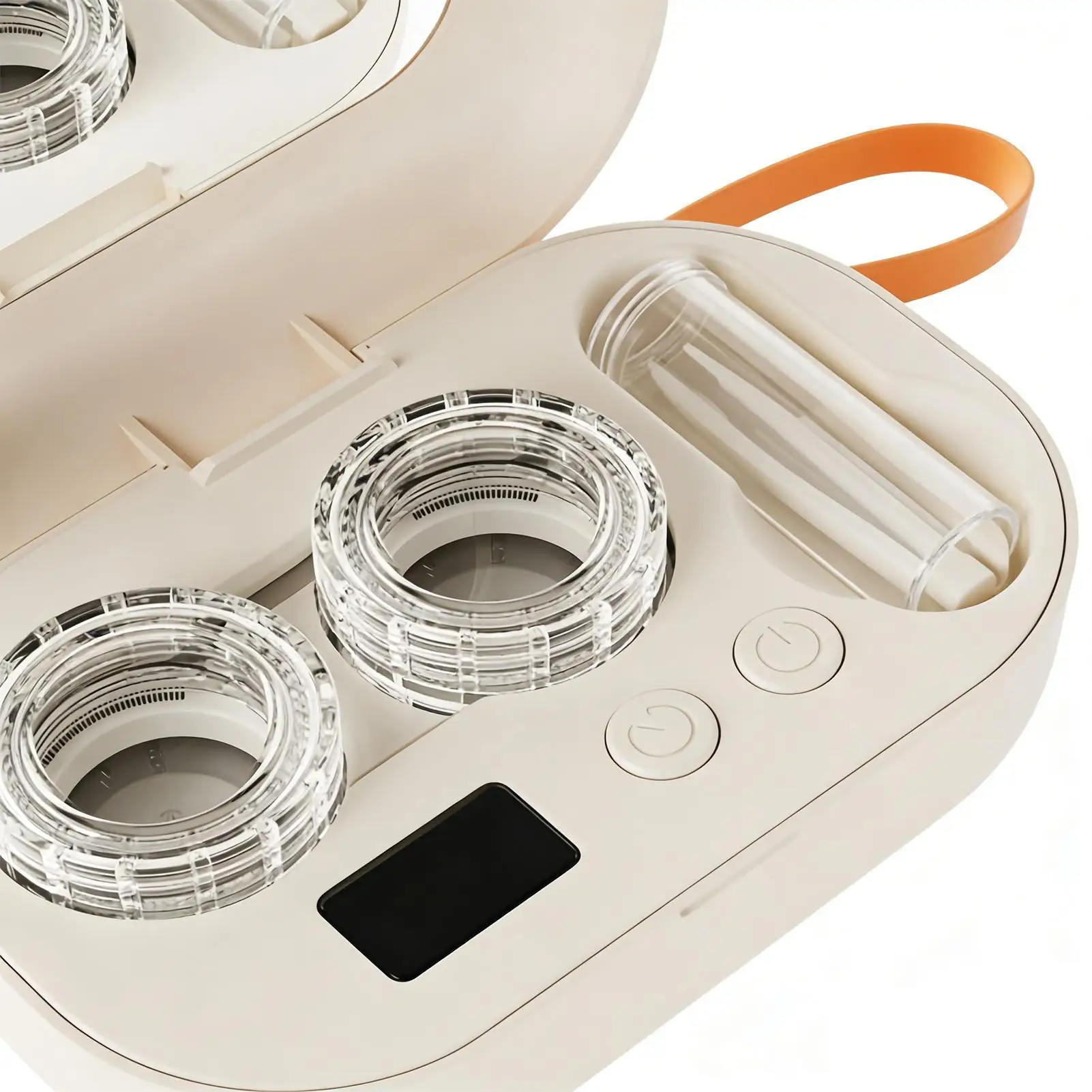 Ultrasonic Contact Eye Cleaning Case Rechargable Portable Lens Washer Kit Organizer Small Travel Contact Lens Case Kit with Tool