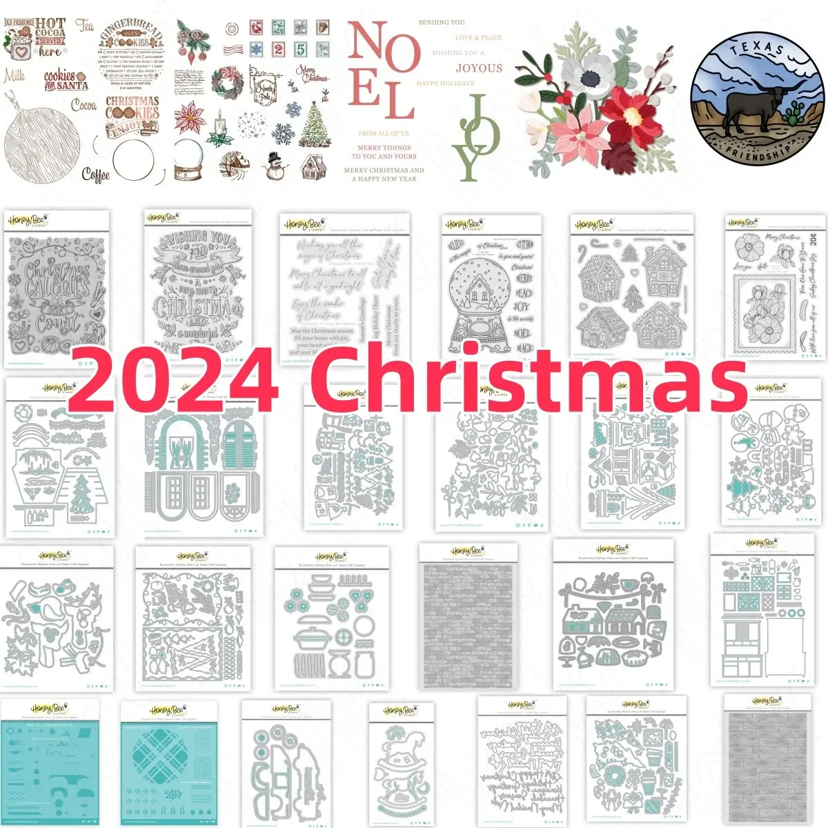 

2025 Christmas Fireplace Reindeer Snowball House Clear Stamps Metal Cutting Dies Stencil Hot Foil DIY Scrapbook Make Paper Album