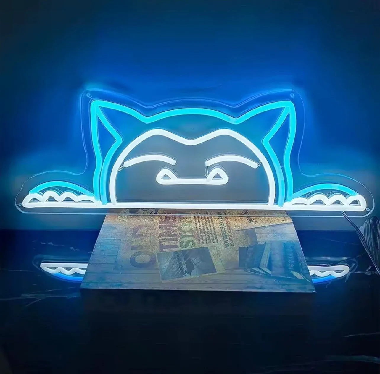 

LED Cute Bear Neon Sign Cartoon Night Light for Home Bedroom Bar Hotel Anime Gaming Room Wall Decor USB Powered Dimmable Gifts