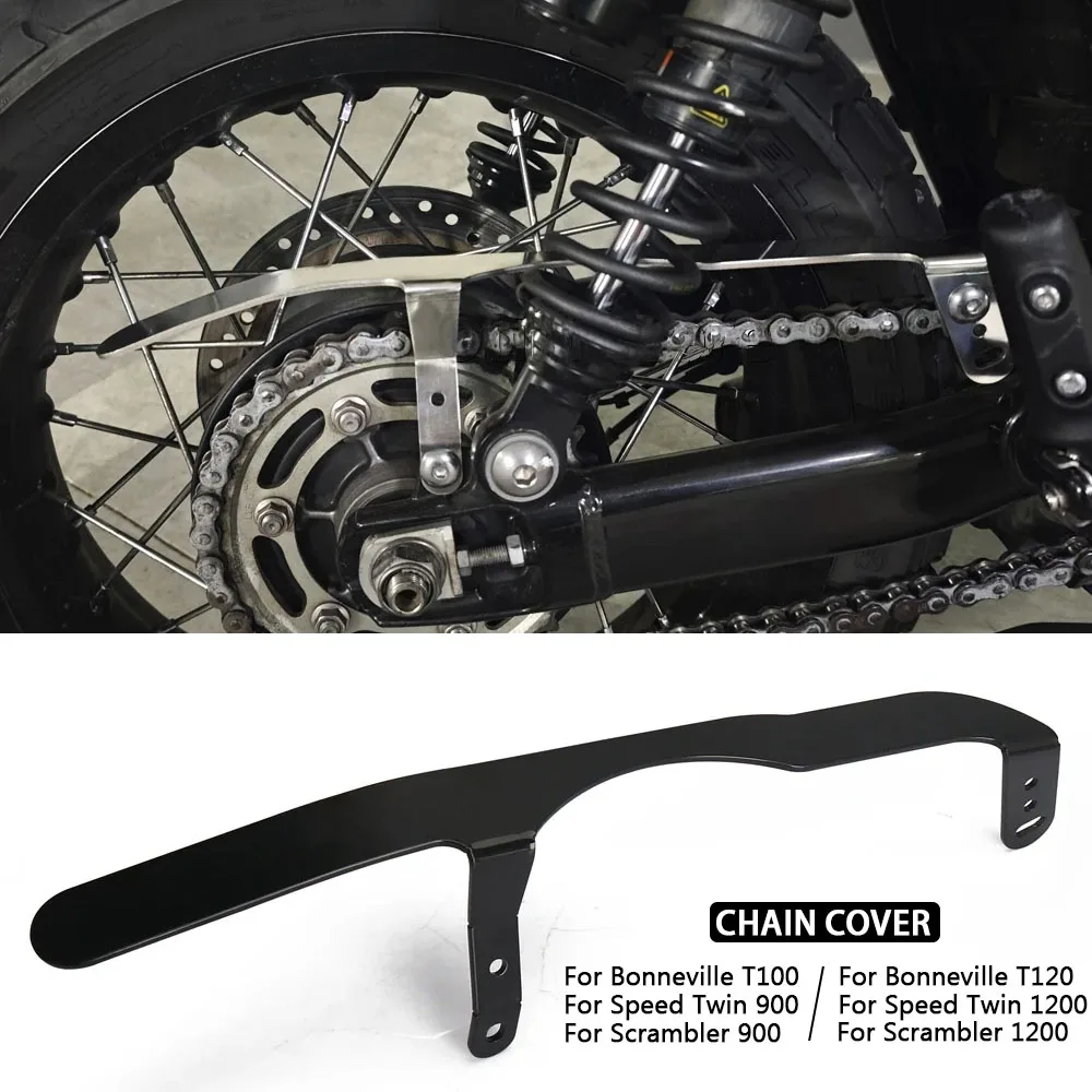 

Bonneville T100 T120 Thruxton RS Belt Guard Cover Protector Decorative Chain Guard Motorcycle For Speed Twin Scrambler 1200 900