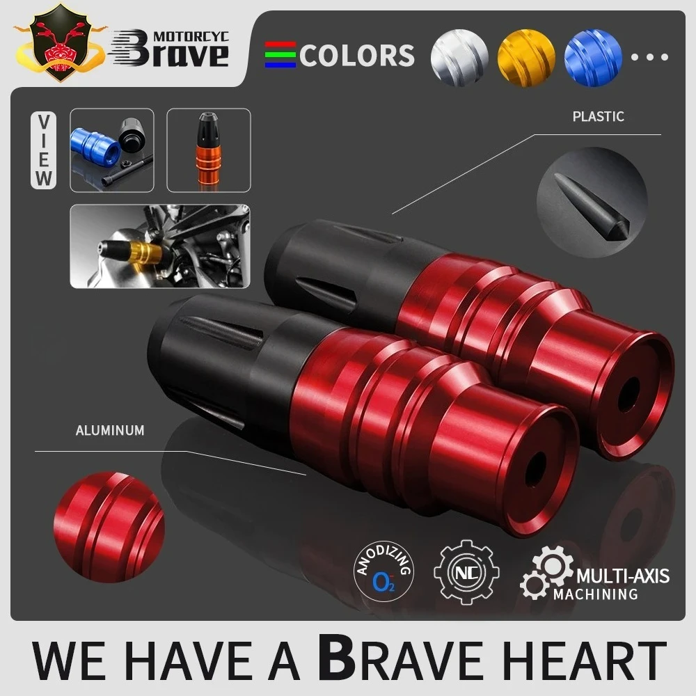 

Motorcycle Aluminum Crash Pads Exhaust Sliders Crash For HONDA CBR250R CBR300R CBR500R CBR600F CBR650F CBR 600 F
