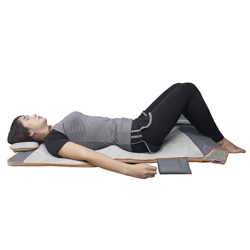 Factory Outlet OEM ODM Comfortable Thin Folding Electric Roller Shiatsu Neck Back Waist Leg Body Timing Control Massage Mattress