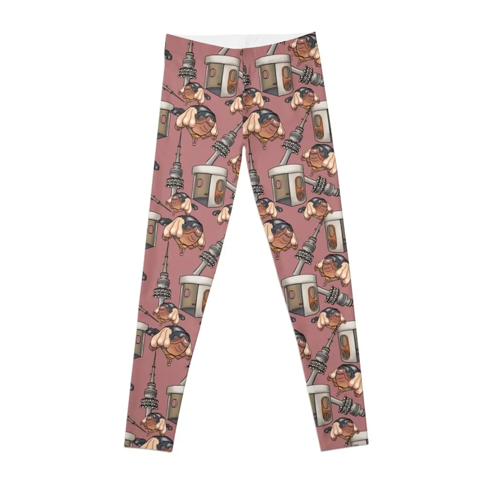 

Canberra: Australia's Capital Territory - Mauve Leggings sport pants Fitness's gym clothes Women's pants Womens Leggings