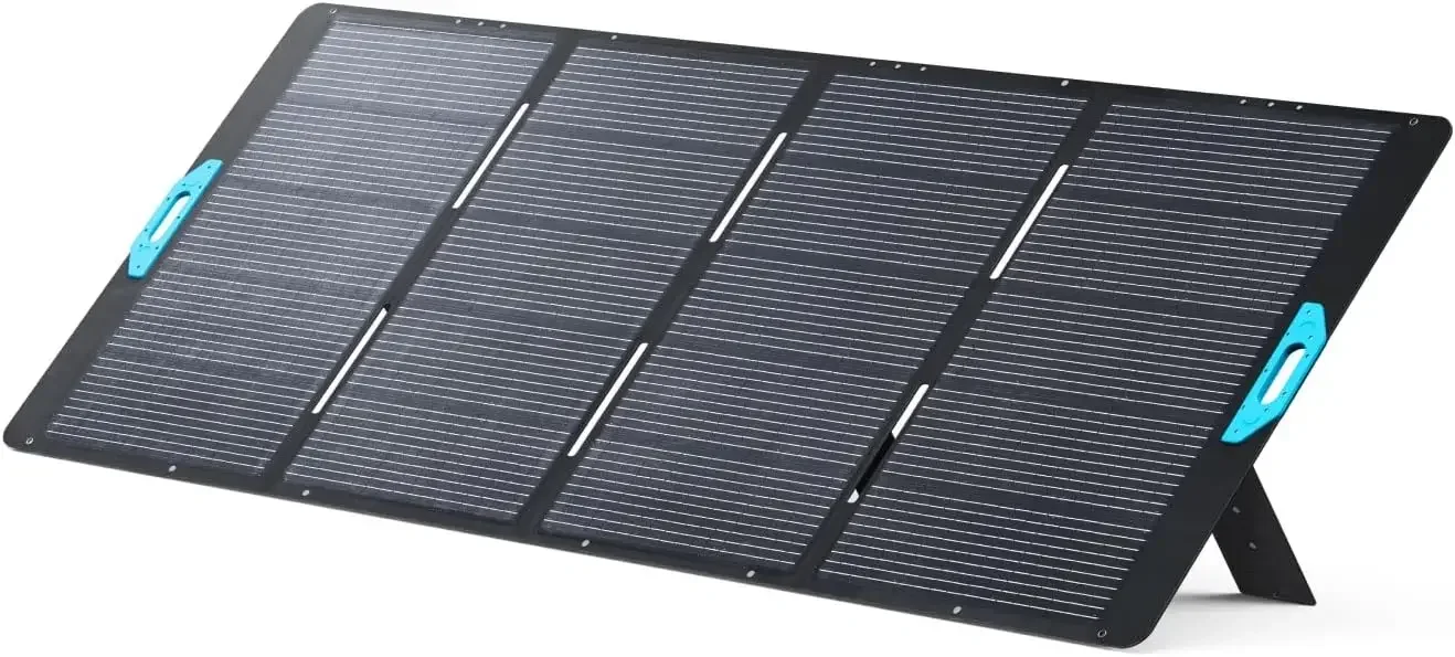 400W Foldable Portable Solar Charger, IP67 Waterproof, Smart Sunlight Alignment, for Camping, RVs, and Blackouts