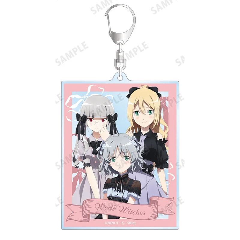 501st Joint Fighter Wing 6CM Acrylic Keychain Pendant Bag Car Keychain Cell phone Pendant present Friend Festivals Gifts