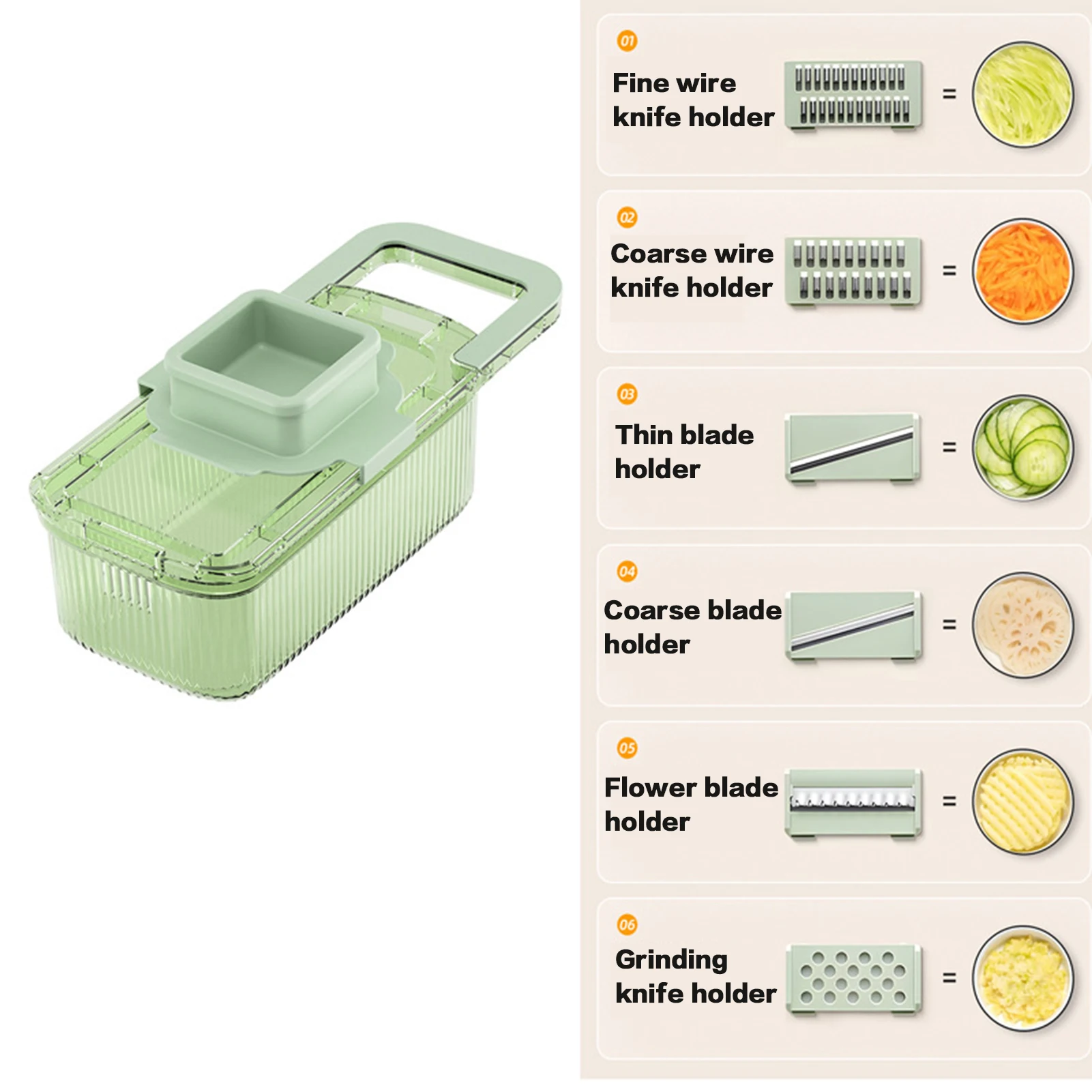 Home Vegetable Grater Chopper Slicer Multifunctional Vegetable Cutter Fit Potatoes Onions Carrots Wiping Machine Kitchen Gadgets