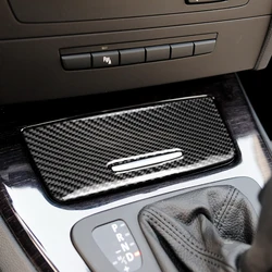 Carbon Fiber Console Ashtray Storage Trim Cover Fits For BMW M3 E90 E92 E93 2005-2012 Cars Ashtray Storage Trim