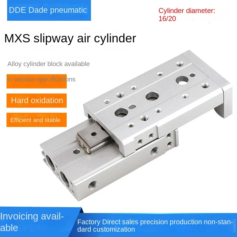 MXS Double-acting Guide Rail Pneumatic Sliding Table Cylinder MXS-16 Used In ACF Hot Press