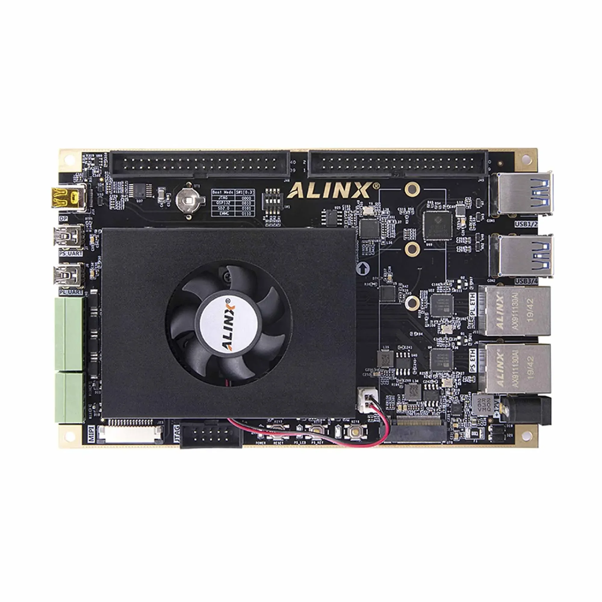 ALINX AXU5EVB-E: Xilinx Zynq UltraScale + MPSoC XCZU5EV Placa FPGA Vitis-AI DPU Vídeo 4K