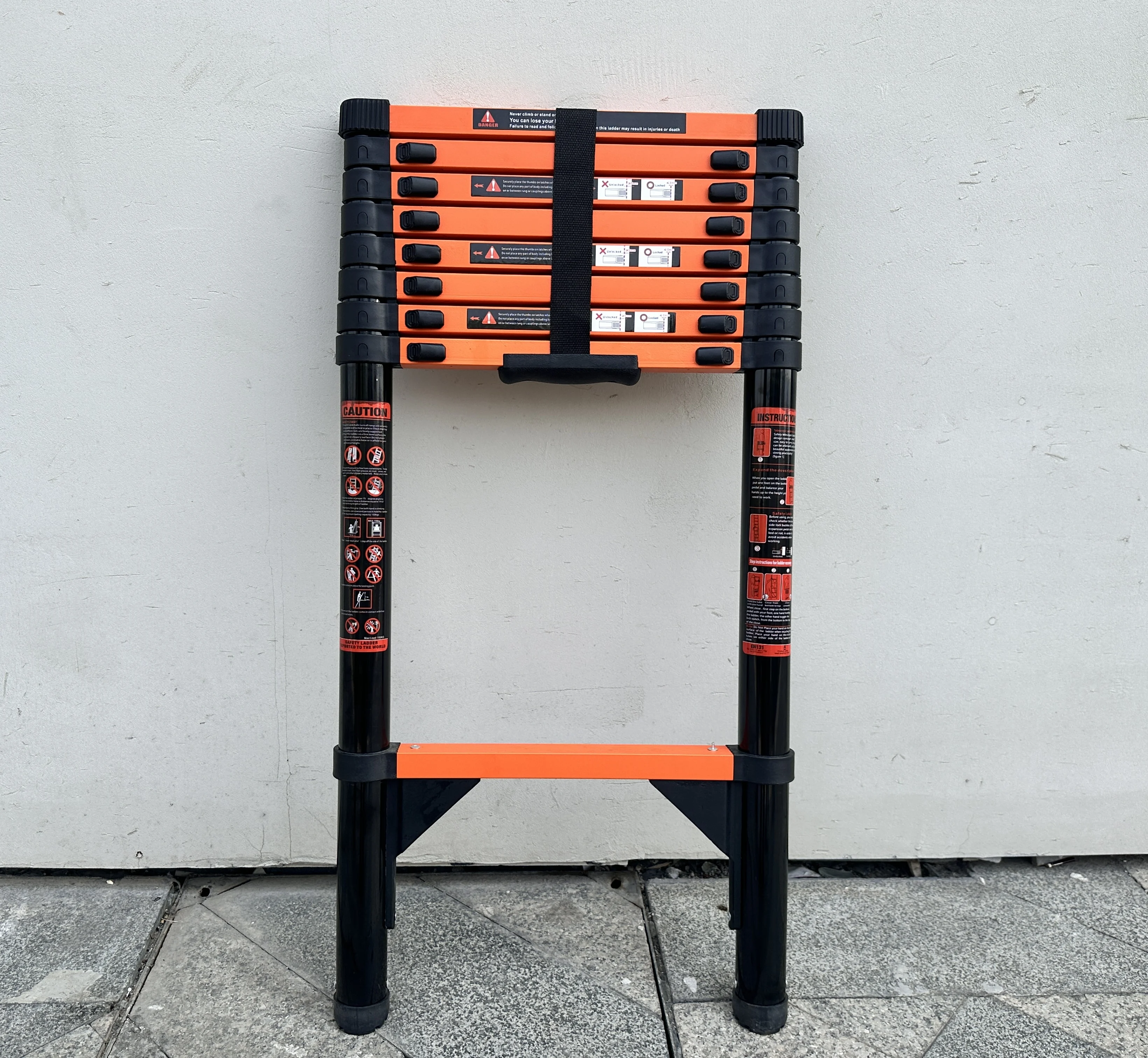 carbon-steel-orange-telescopic-folding-straight-ladder-portable-for-home-extension-ladders