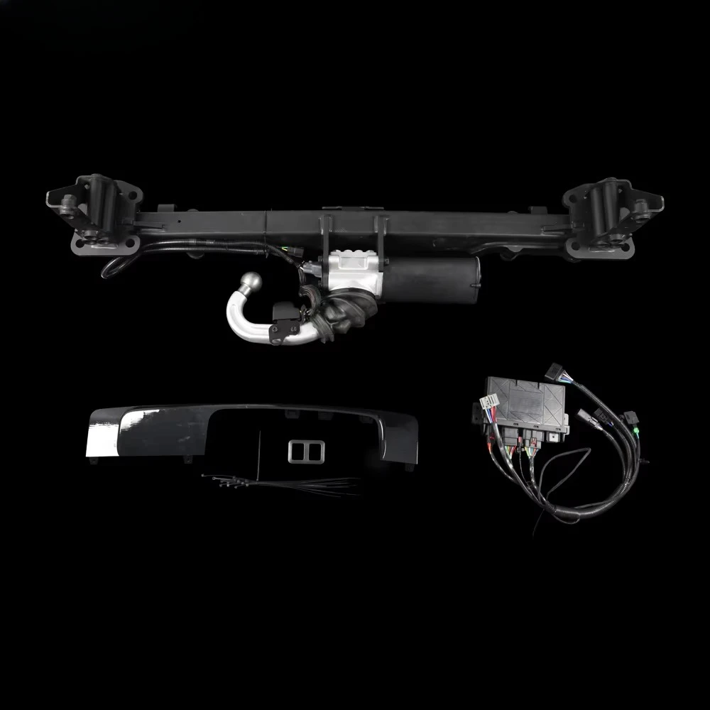 Heavy duty flat pin hitching device Towing trailer accessories Electric trailer hitching device for land vehicle defenders