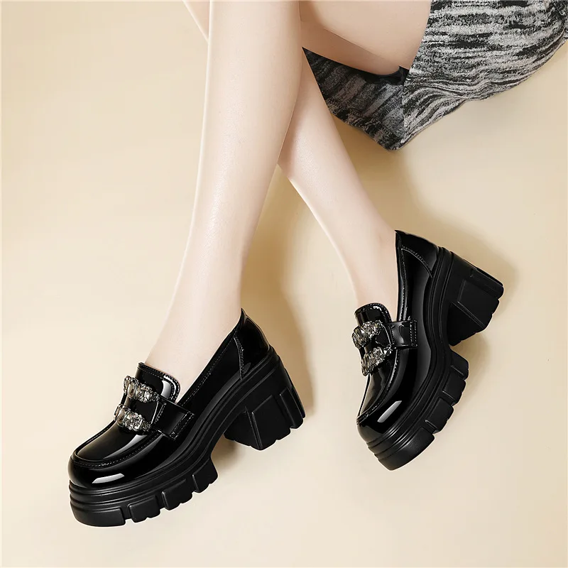 

Женские слипоны-лоферы Elevated Briti Sle из натуральной кожи, повседневные, модные, универсальные летние туфли на плоской подошве