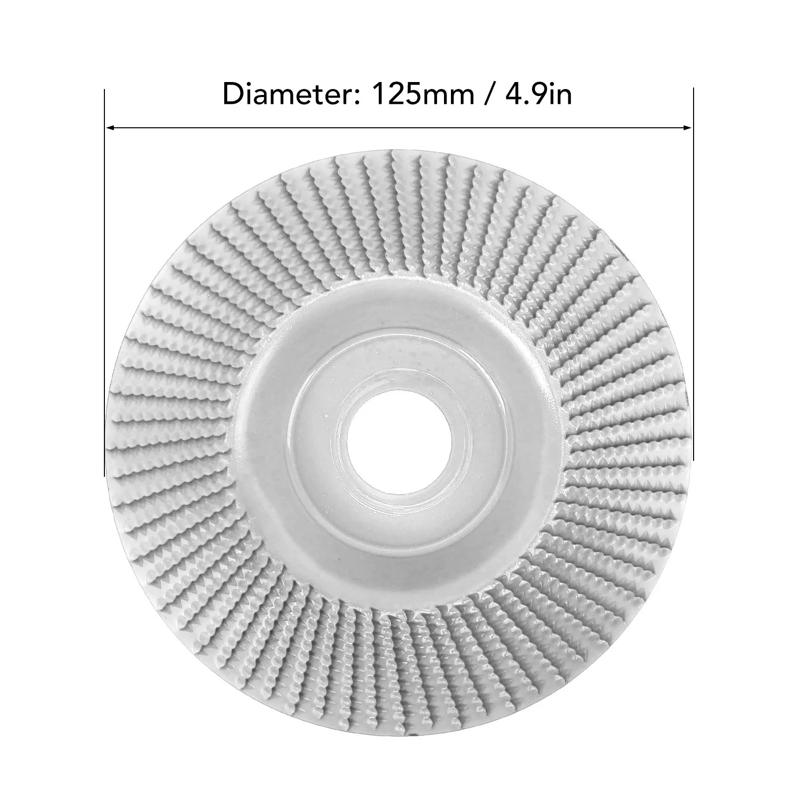 

Grinding Shaping Disc Tungsten Carbide Wear Resistant 125mm Grinder Wheel Disc for Woodworking